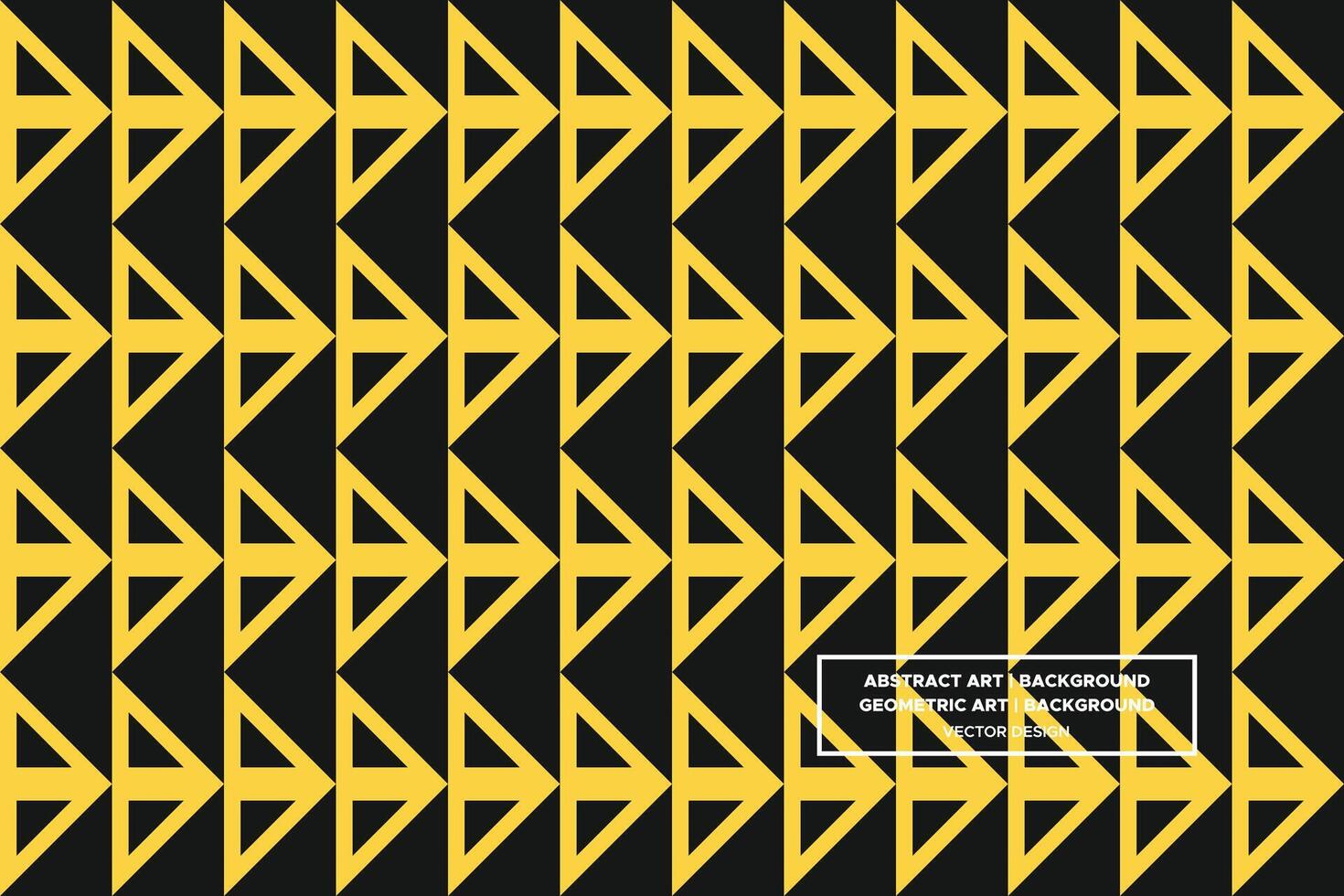 Geometric Pattern - Geometric Background - Abstract Background - Triangles - Yellow - Use in Website Design, Packaging, Wall Art, Wallpaper, Poster, Banner, Profile, Brochure, Apparel, Textiles vector