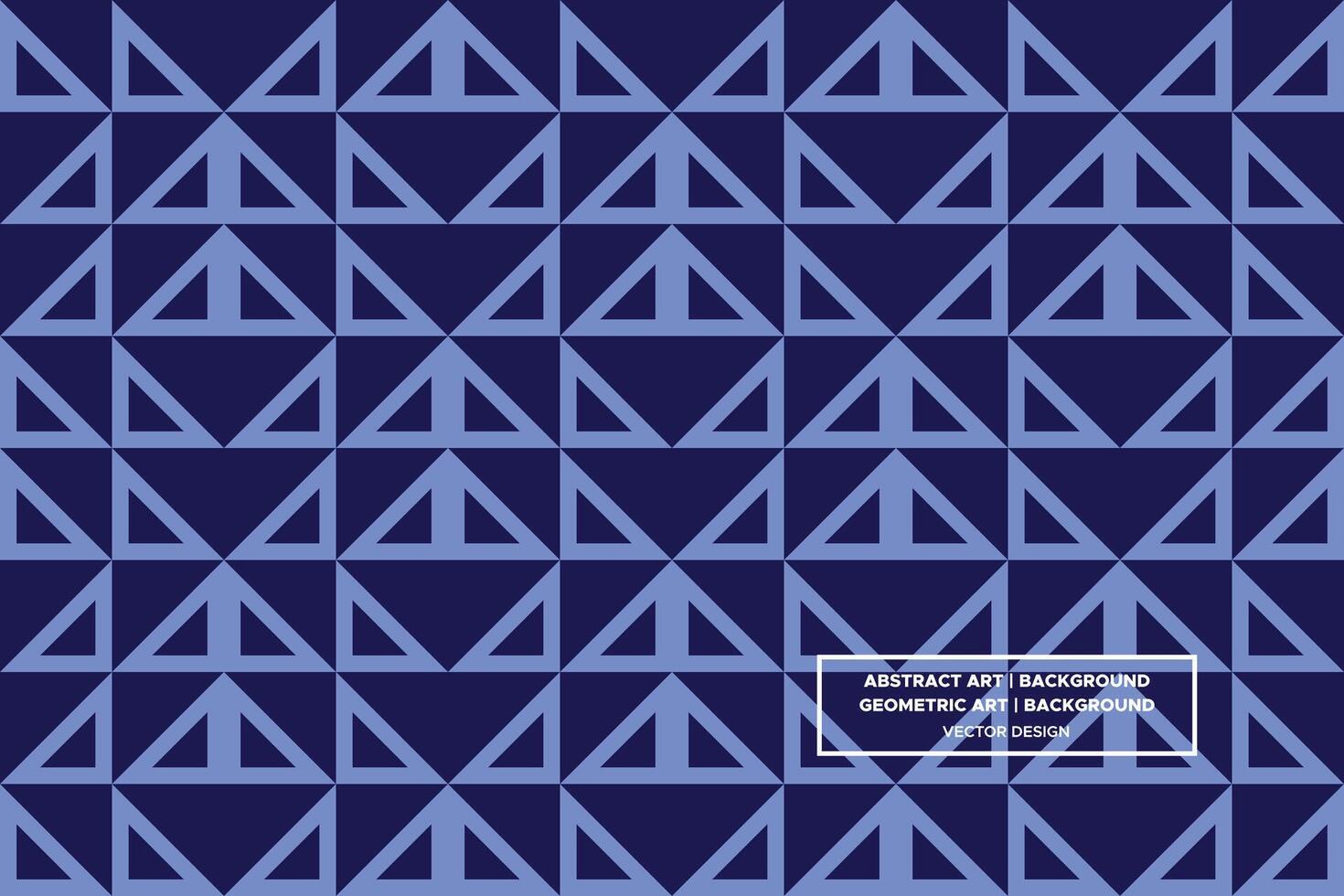 Geometric Pattern - Geometric Background - Abstract Background - Triangles - Blue - Use in Website Design, Packaging, Wall Art, Wallpaper, Poster, Banner, Profile, Brochure, Apparel, Textiles vector