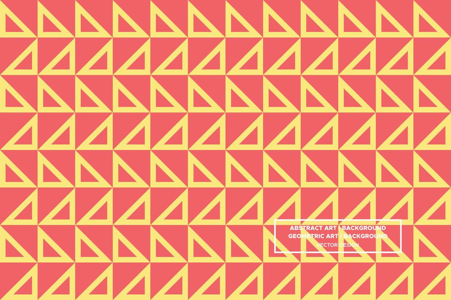 Geometric Pattern - Geometric Background - Abstract Background - Triangles - Yellow - Use in Website Design, Packaging, Wall Art, Wallpaper, Poster, Banner, Profile, Brochure, Apparel, Textiles vector