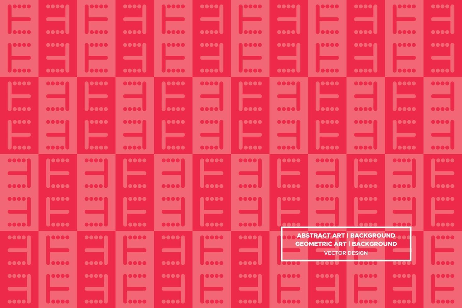 Geometric Pattern - Geometric Background - Abstract Background - Mixed Shapes - Red - Use in Website Design, Packaging, Wall Art, Wallpaper, Poster, Banner, Profile, Brochure, Apparel, Textiles vector