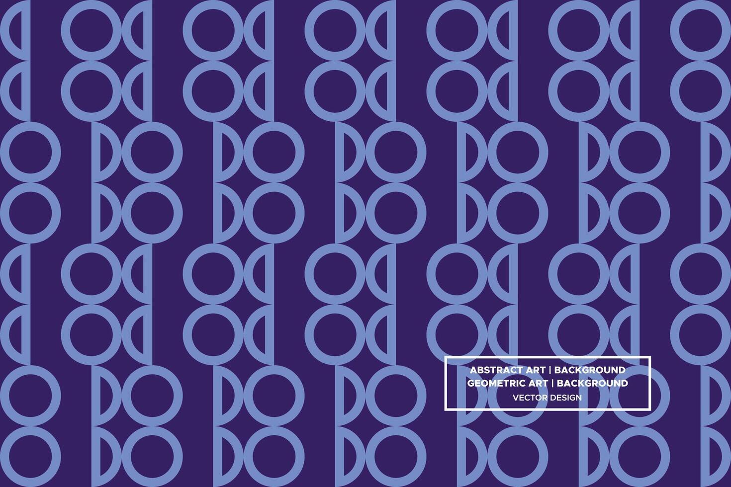 Geometric Pattern - Geometric Background - Abstract Background - Circles - Blue - Use in Website Design, Packaging, Wall Art, Wallpaper, Poster, Banner, Profile, Brochure, Apparel, Textiles vector