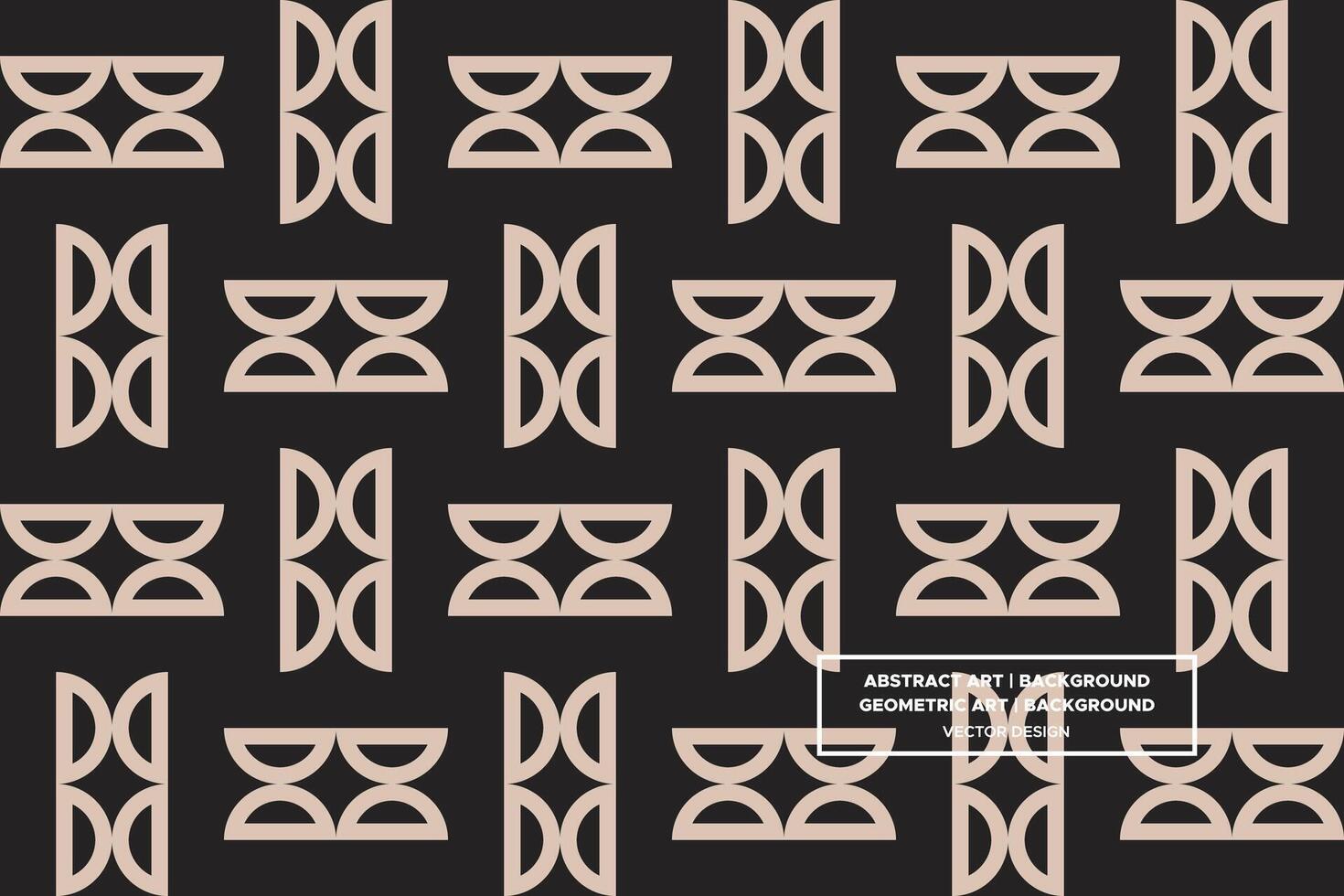 Geometric Pattern - Geometric Background - Abstract Background - Circles - Brown - Use in Website Design, Packaging, Wall Art, Wallpaper, Poster, Banner, Profile, Brochure, Apparel, Textiles vector