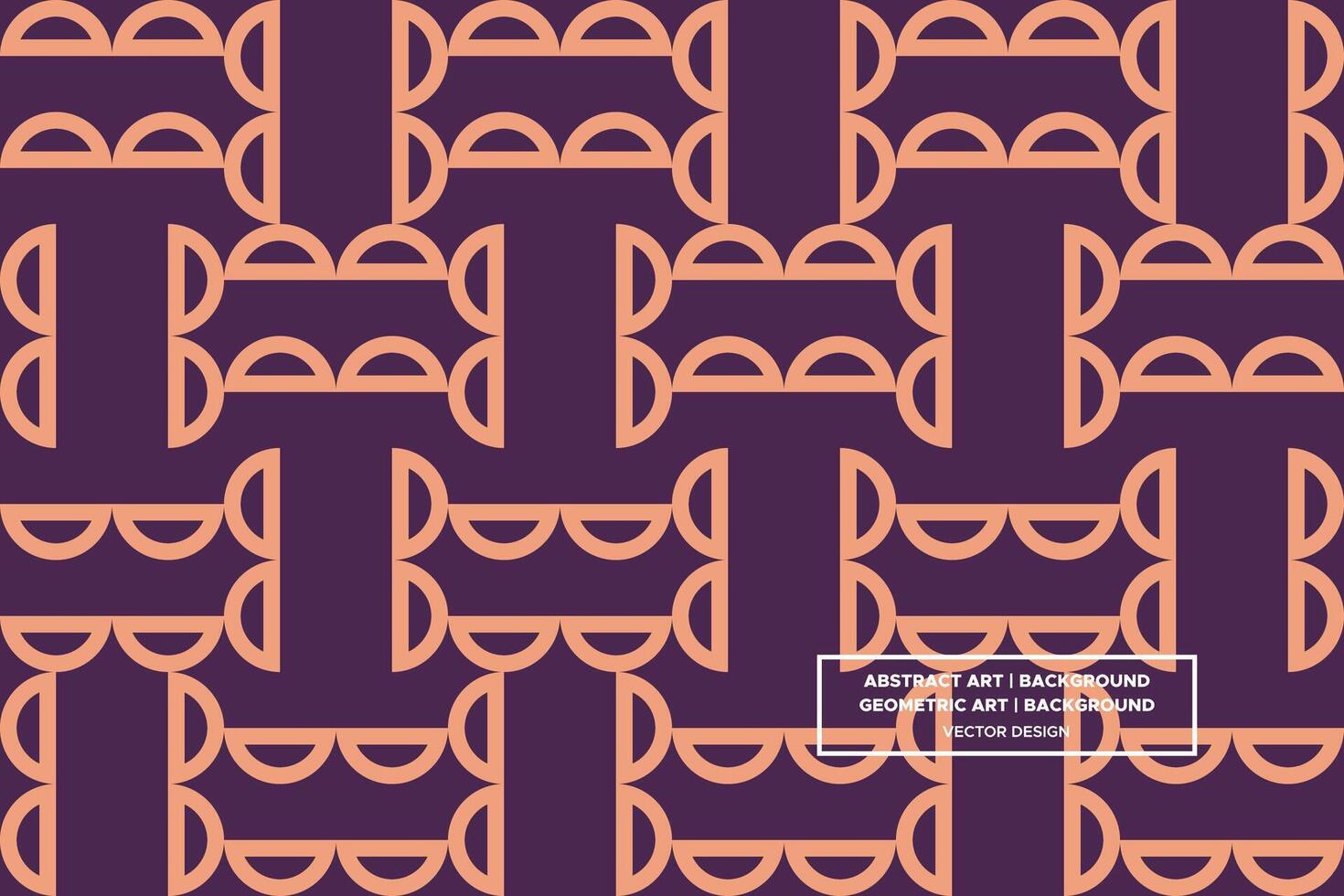 Geometric Pattern - Geometric Background - Abstract Background - Circles - Brown - Use in Website Design, Packaging, Wall Art, Wallpaper, Poster, Banner, Profile, Brochure, Apparel, Textiles vector
