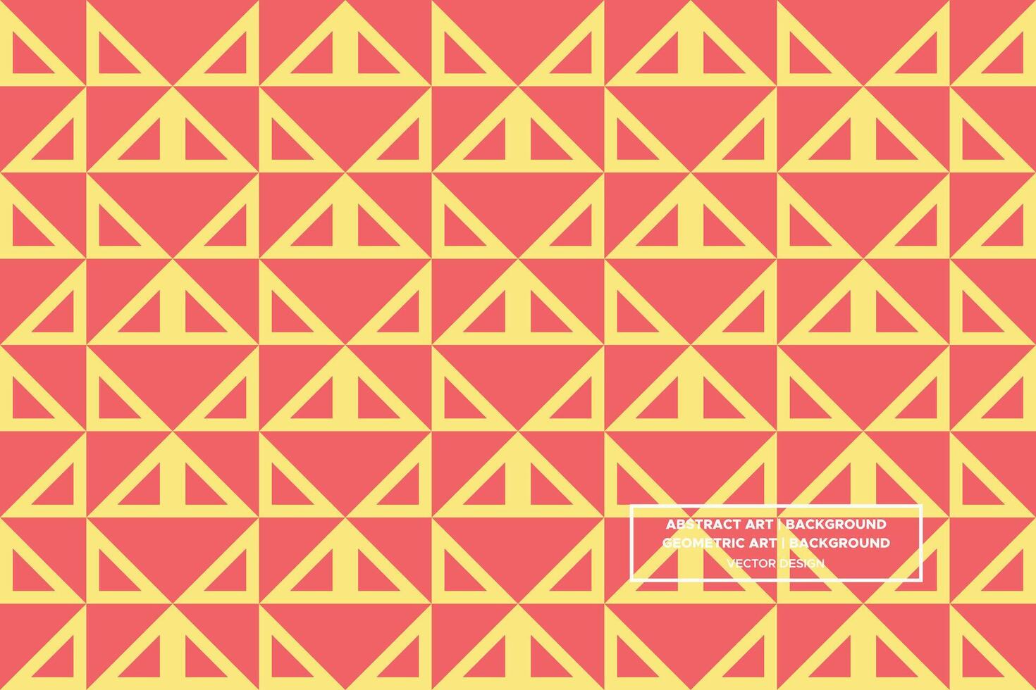 Geometric Pattern - Geometric Background - Abstract Background - Triangles - Yellow - Use in Website Design, Packaging, Wall Art, Wallpaper, Poster, Banner, Profile, Brochure, Apparel, Textiles vector