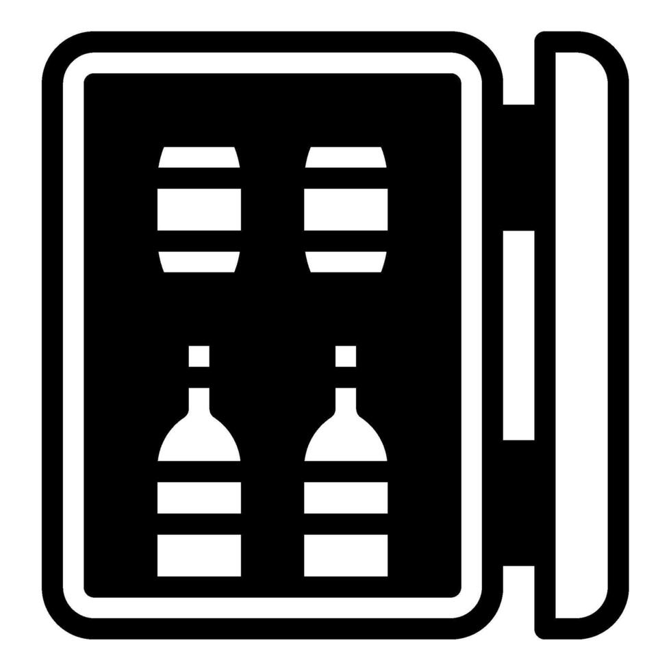 Mini Bar hotel travel holiday icion illustration vector