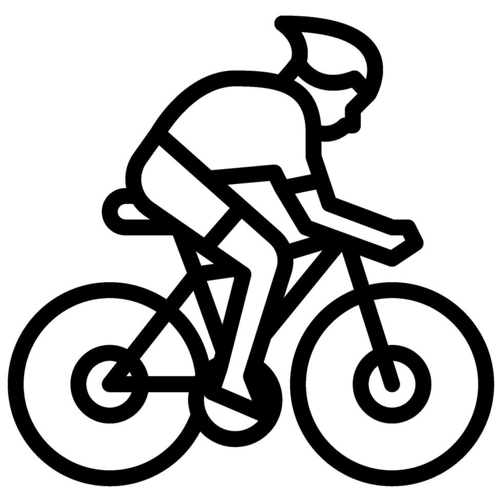 Cyclist olympics sprots illustration vector