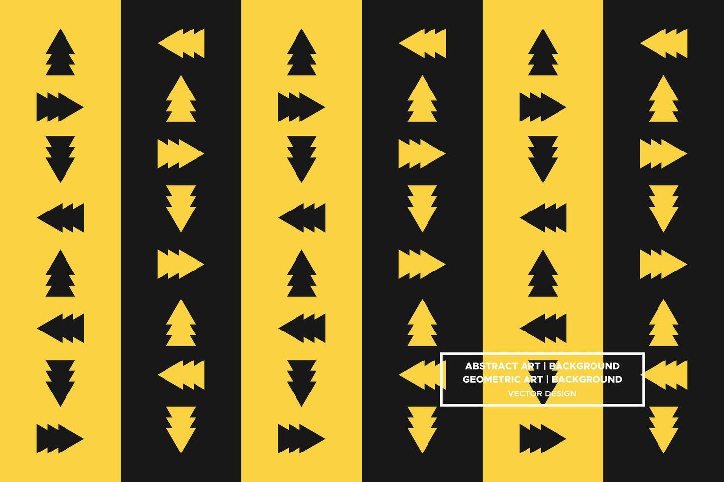 Geometric Pattern - Geometric Background - Abstract Background - Triangles - Yellow - Use in Website Design, Packaging, Wall Art, Wallpaper, Poster, Banner, Profile, Brochure, Apparel, Textiles vector