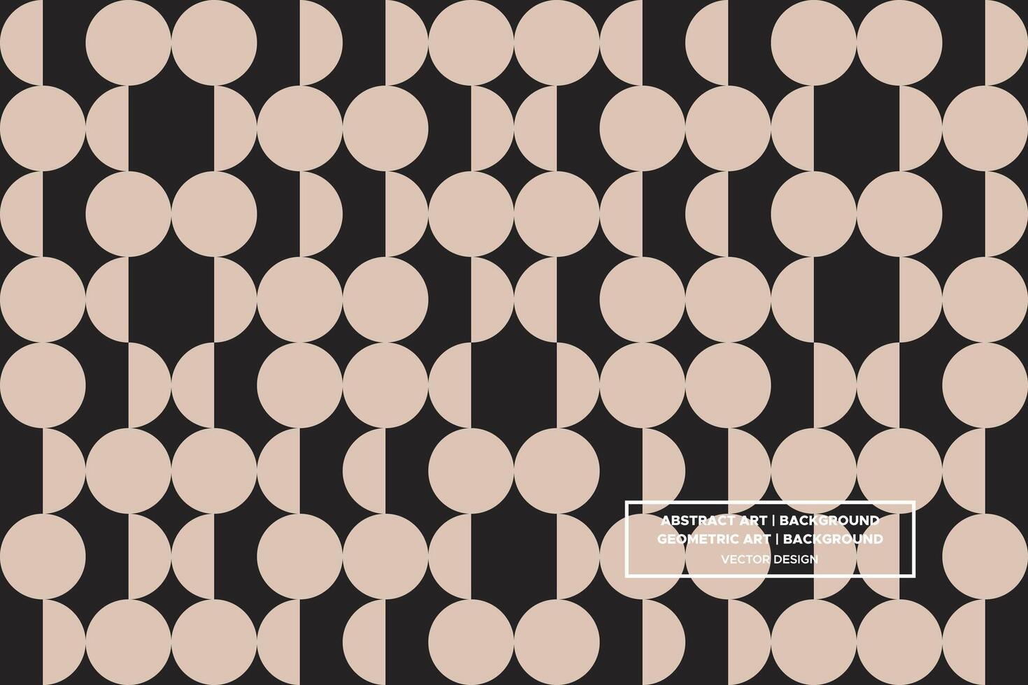 Geometric Pattern - Geometric Background - Abstract Background - Circles - Brown - Use in Website Design, Packaging, Wall Art, Wallpaper, Poster, Banner, Profile, Brochure, Apparel, Textiles vector