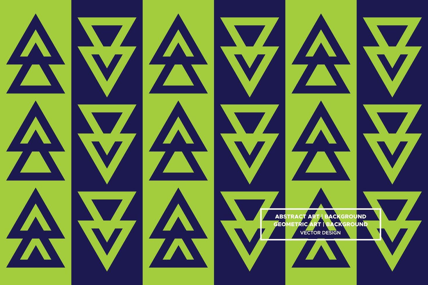 Geometric Pattern - Geometric Background - Abstract Background - Triangles - Green - Use in Website Design, Packaging, Wall Art, Wallpaper, Poster, Banner, Profile, Brochure, Apparel, Textiles vector
