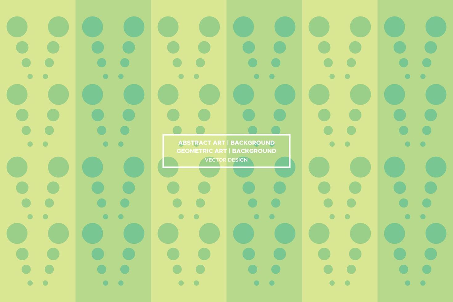 Geometric Pattern - Geometric Background - Abstract Background - Circles - Green - Use in Website Design, Packaging, Wall Art, Wallpaper, Poster, Banner, Profile, Brochure, Apparel, Textiles vector