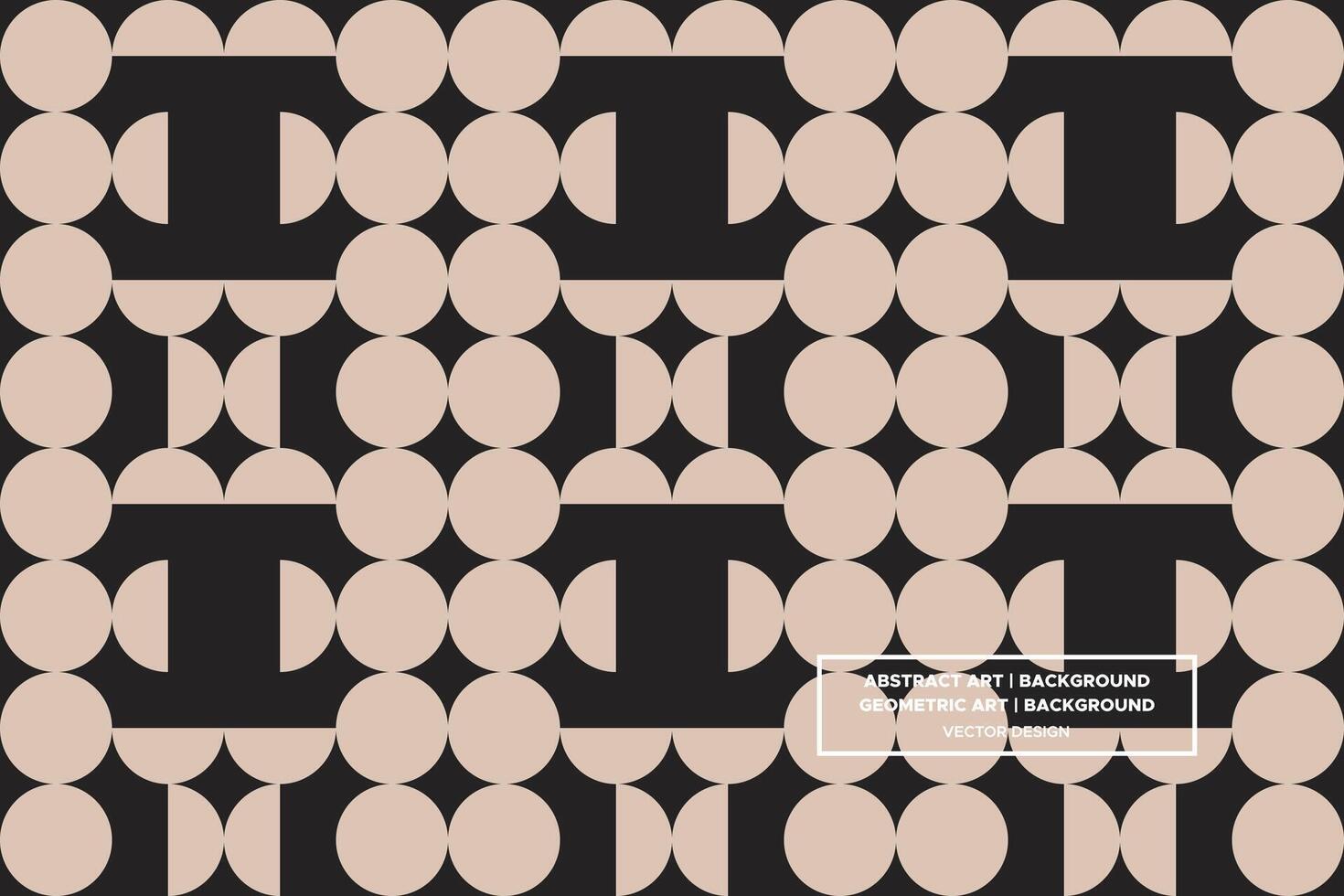 Geometric Pattern - Geometric Background - Abstract Background - Circles - Brown - Use in Website Design, Packaging, Wall Art, Wallpaper, Poster, Banner, Profile, Brochure, Apparel, Textiles vector