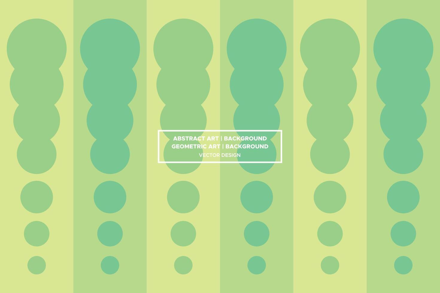 Geometric Pattern - Geometric Background - Abstract Background - Circles - Green - Use in Website Design, Packaging, Wall Art, Wallpaper, Poster, Banner, Profile, Brochure, Apparel, Textiles vector