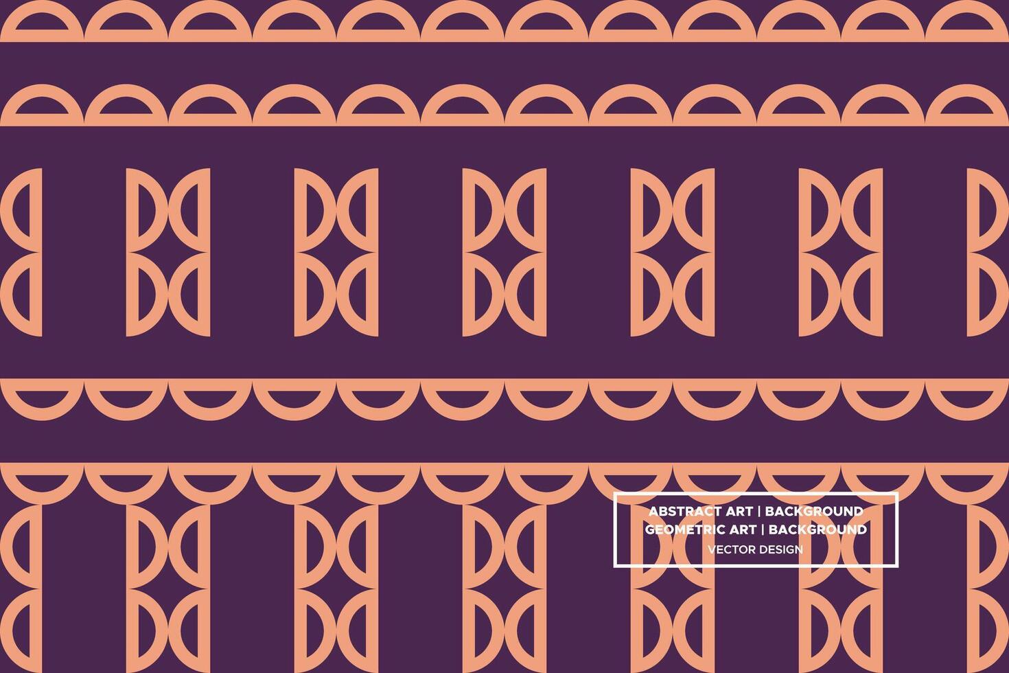 Geometric Pattern - Geometric Background - Abstract Background - Circles - Brown - Use in Website Design, Packaging, Wall Art, Wallpaper, Poster, Banner, Profile, Brochure, Apparel, Textiles vector