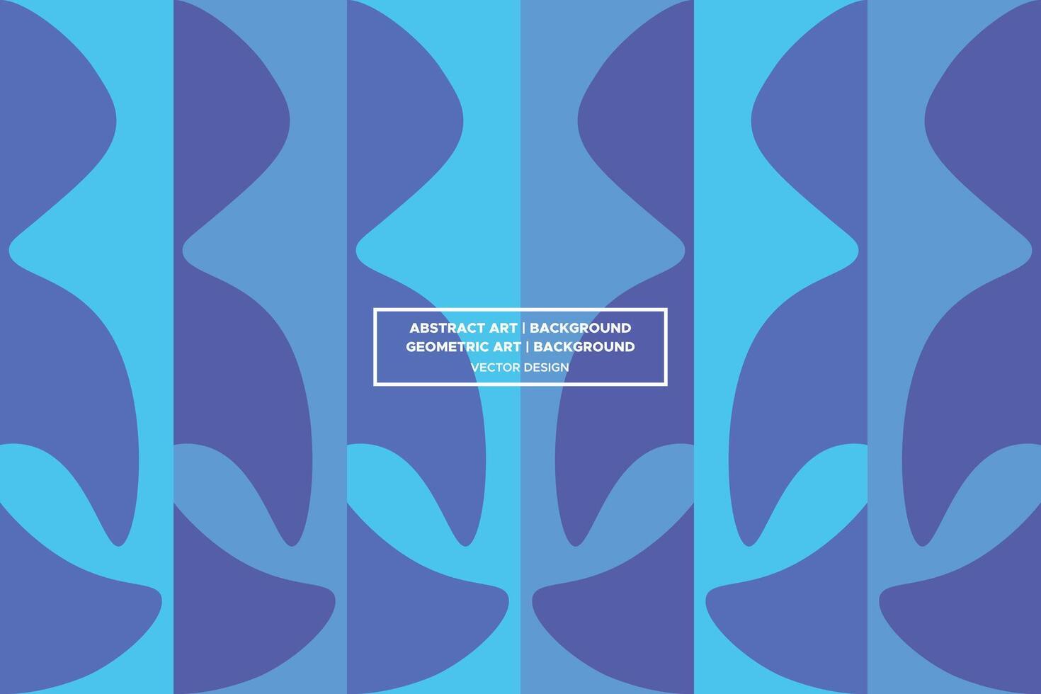Geometric Pattern - Geometric Background - Abstract Background - Mixed Shapes - Blue - Use in Website Design, Packaging, Wall Art, Wallpaper, Poster, Banner, Profile, Brochure, Apparel, Textiles vector