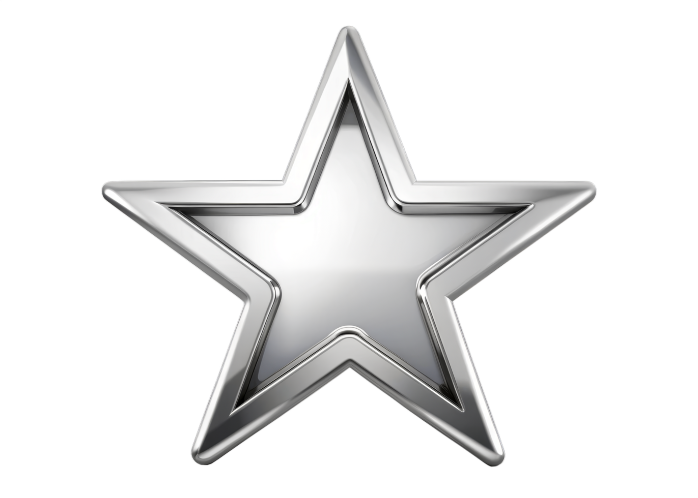 Shiny Star Icon in Chrome png