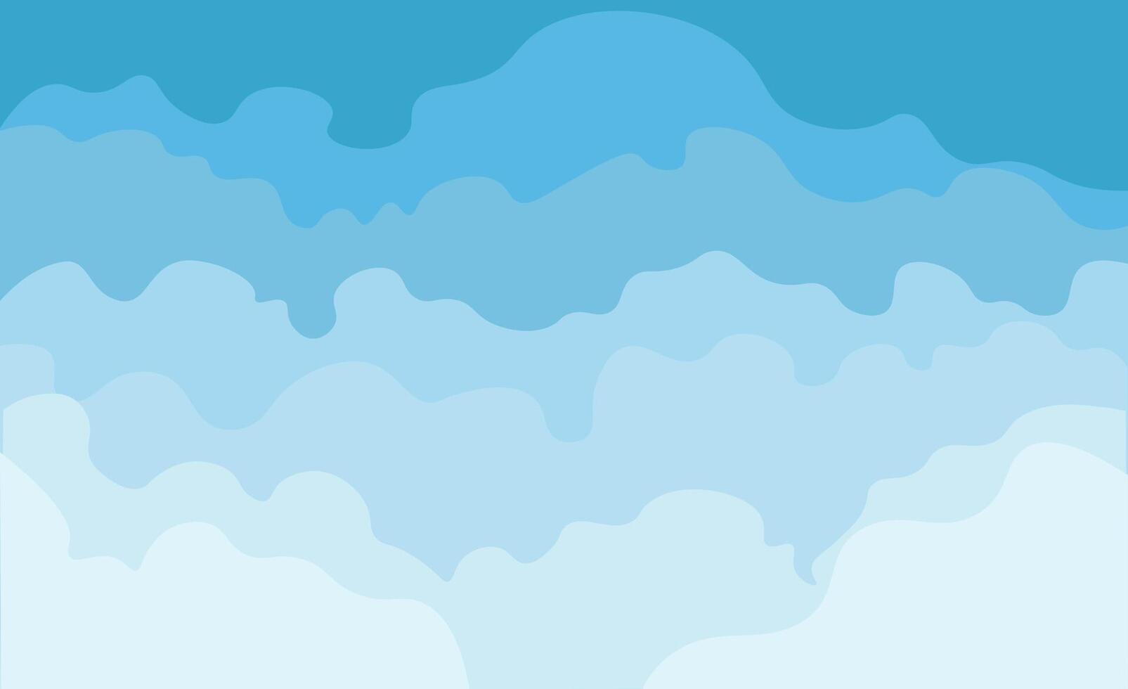 blue sky landscape background vector