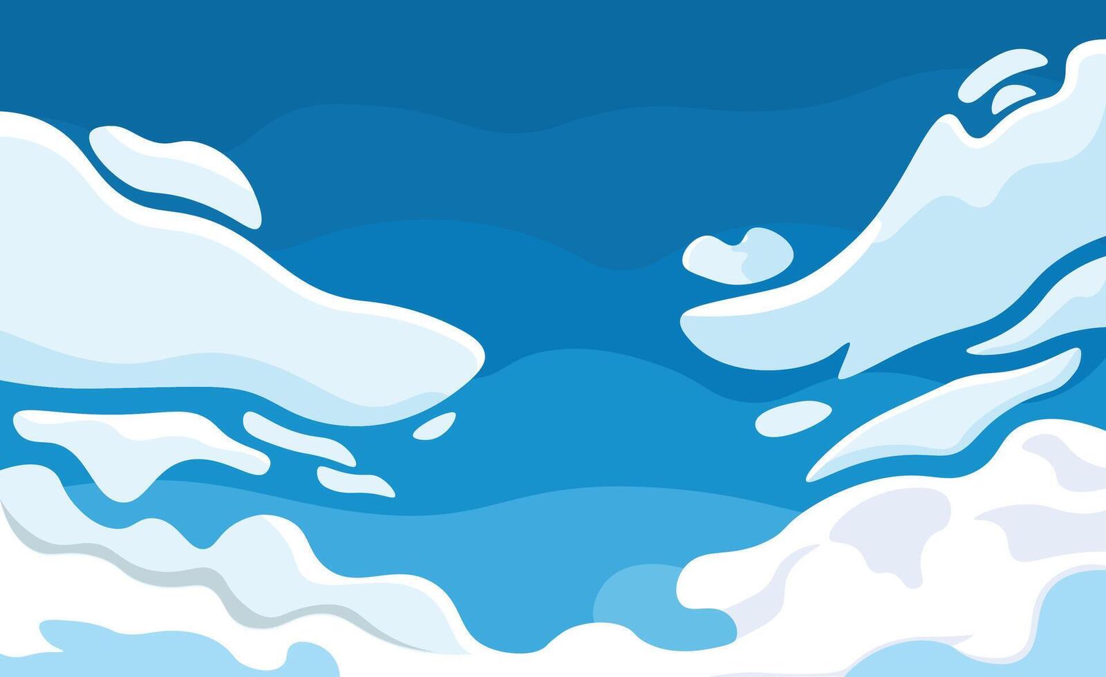 blue sky and cloud background landscape . vector
