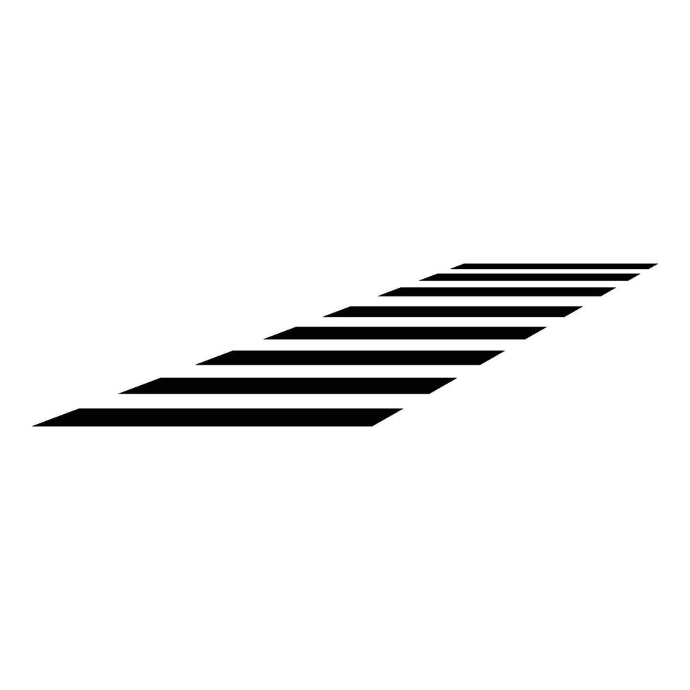 road crossing icon vector