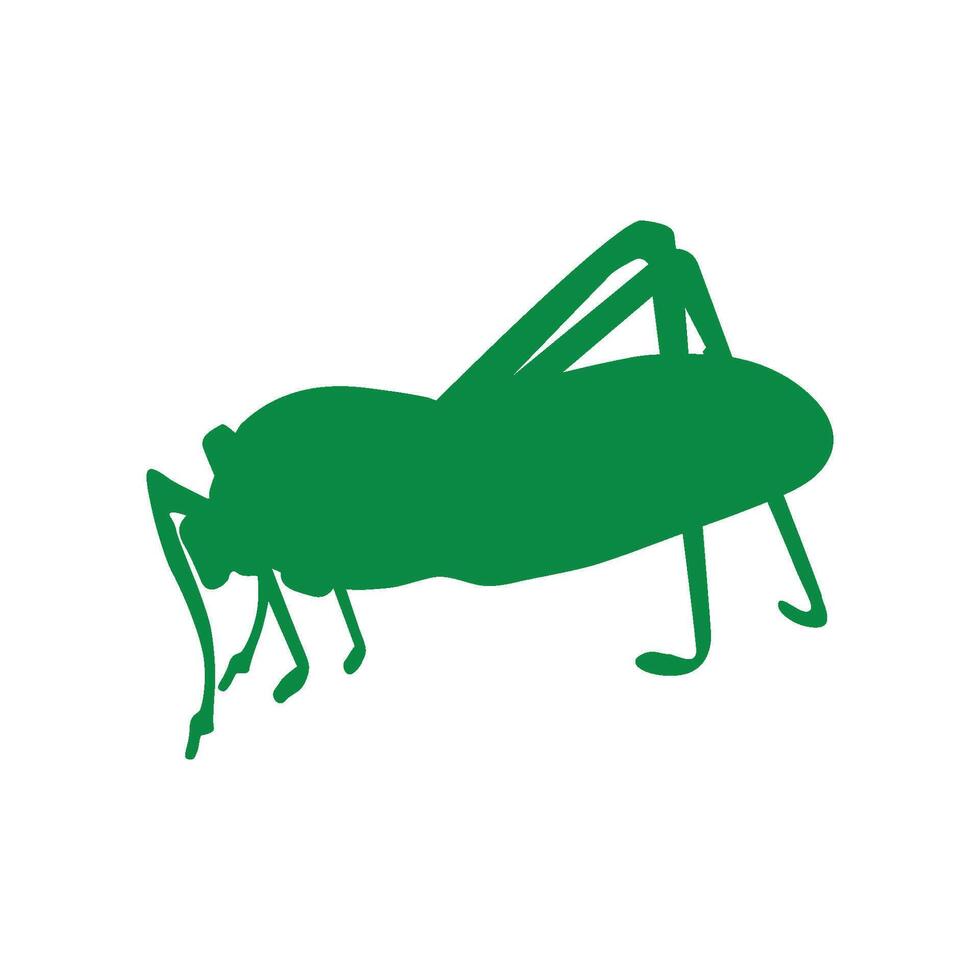 katydid grasshopper icon vector