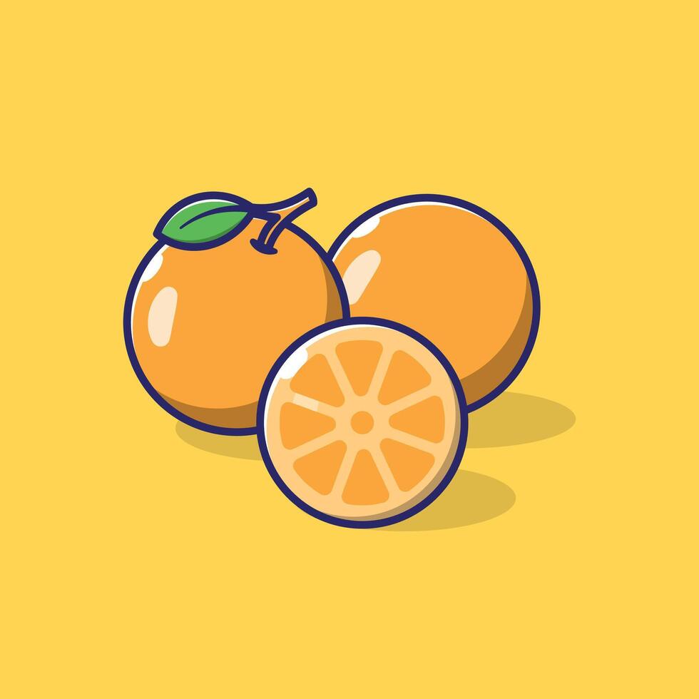 Fresh Fruit Image Graphic Clipart Stock Lemon Orange vector