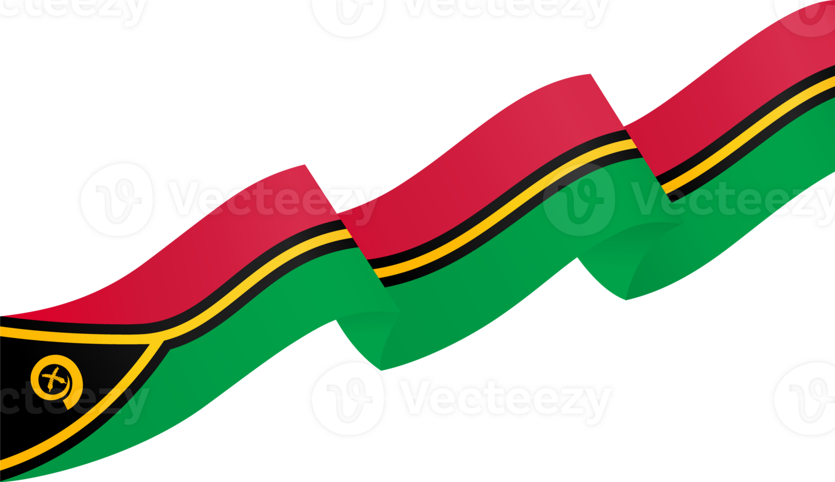 Vanuatu flag wave png