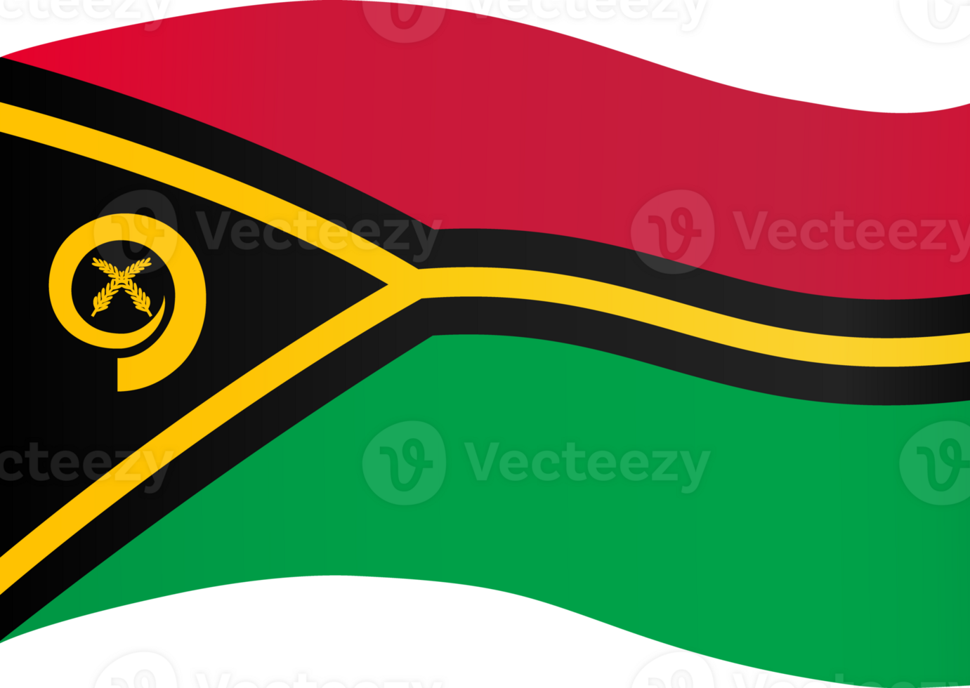 Vanuatu flag wave png