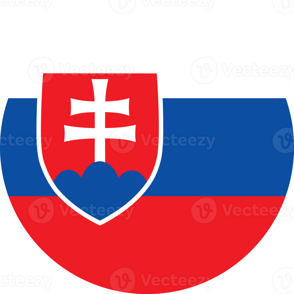 Slovakia flag button png