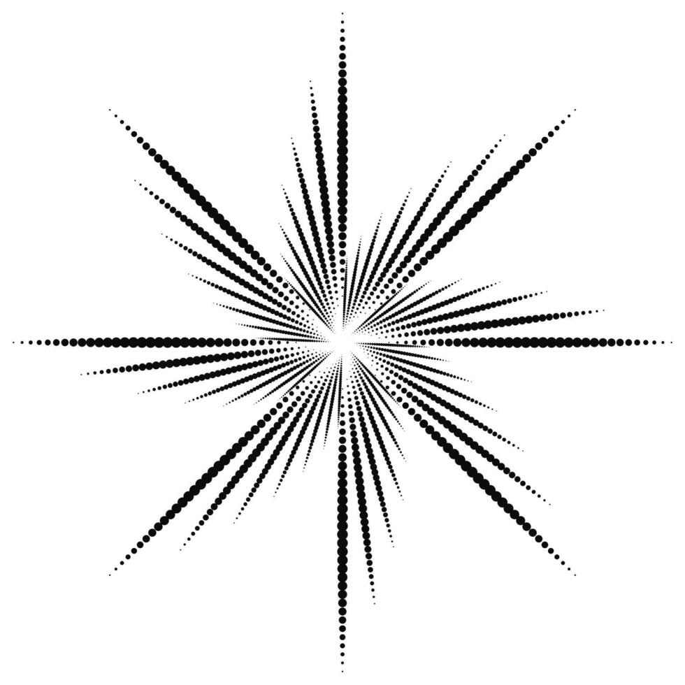 Abstract dots, spinning wheels on a white background. vector