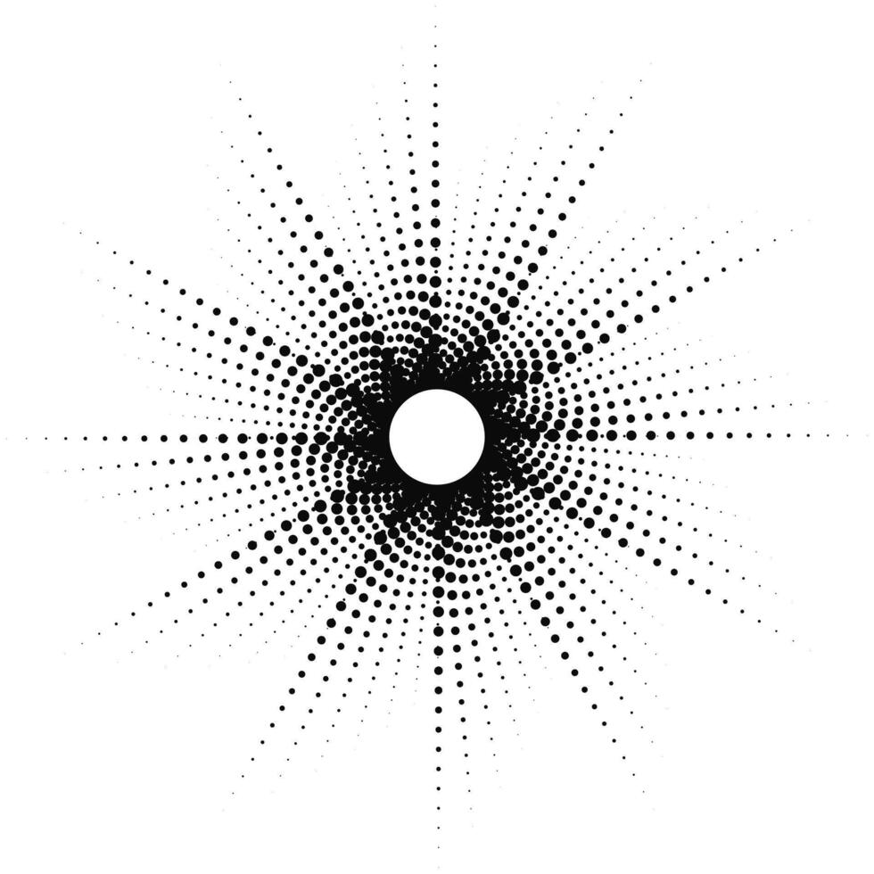 Abstract dots, spinning wheels on a white background. vector
