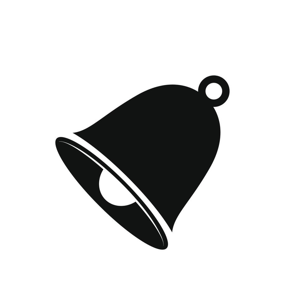 bell icon design isolated white background vector