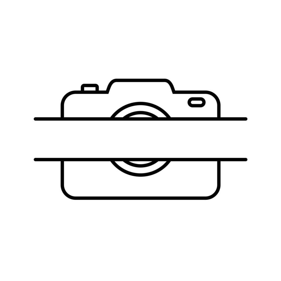 Camera Photography Outline Line art Simple Minimalist vector