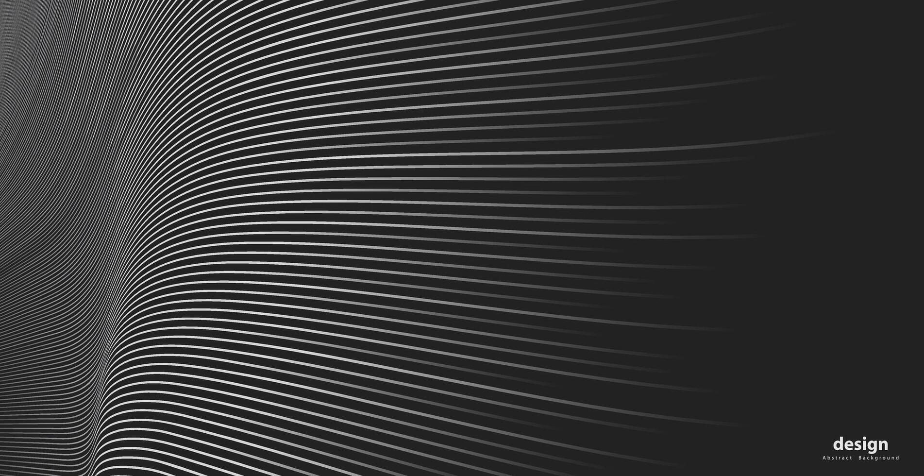 Abstract warped Diagonal Striped Background. curved twisted slanting, waved lines pattern. Brand new style for your business design vector