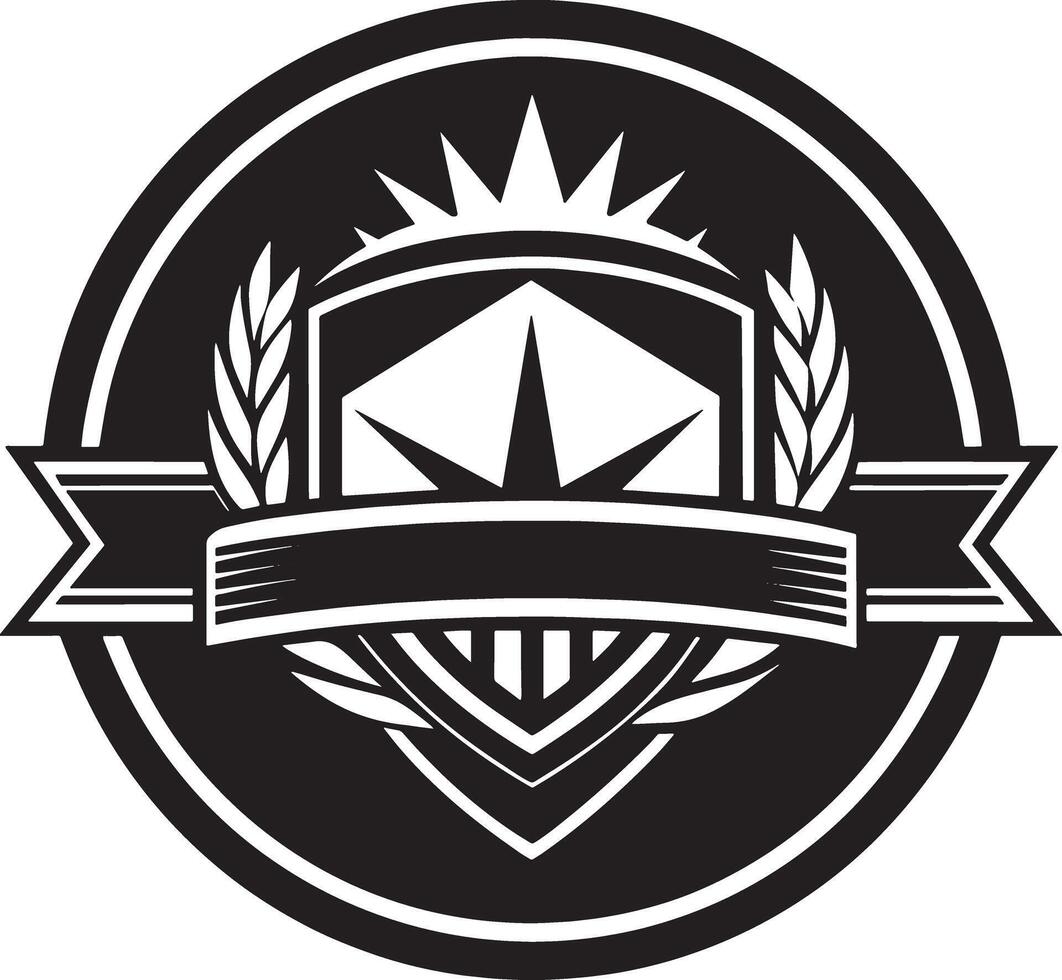 minimal and mordern logo illlustration black and white vector