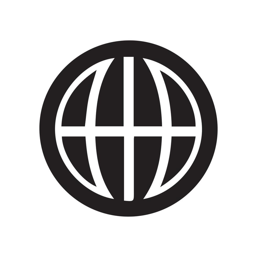 Silhouette of Business Element Logo Icon Isolated in White vector