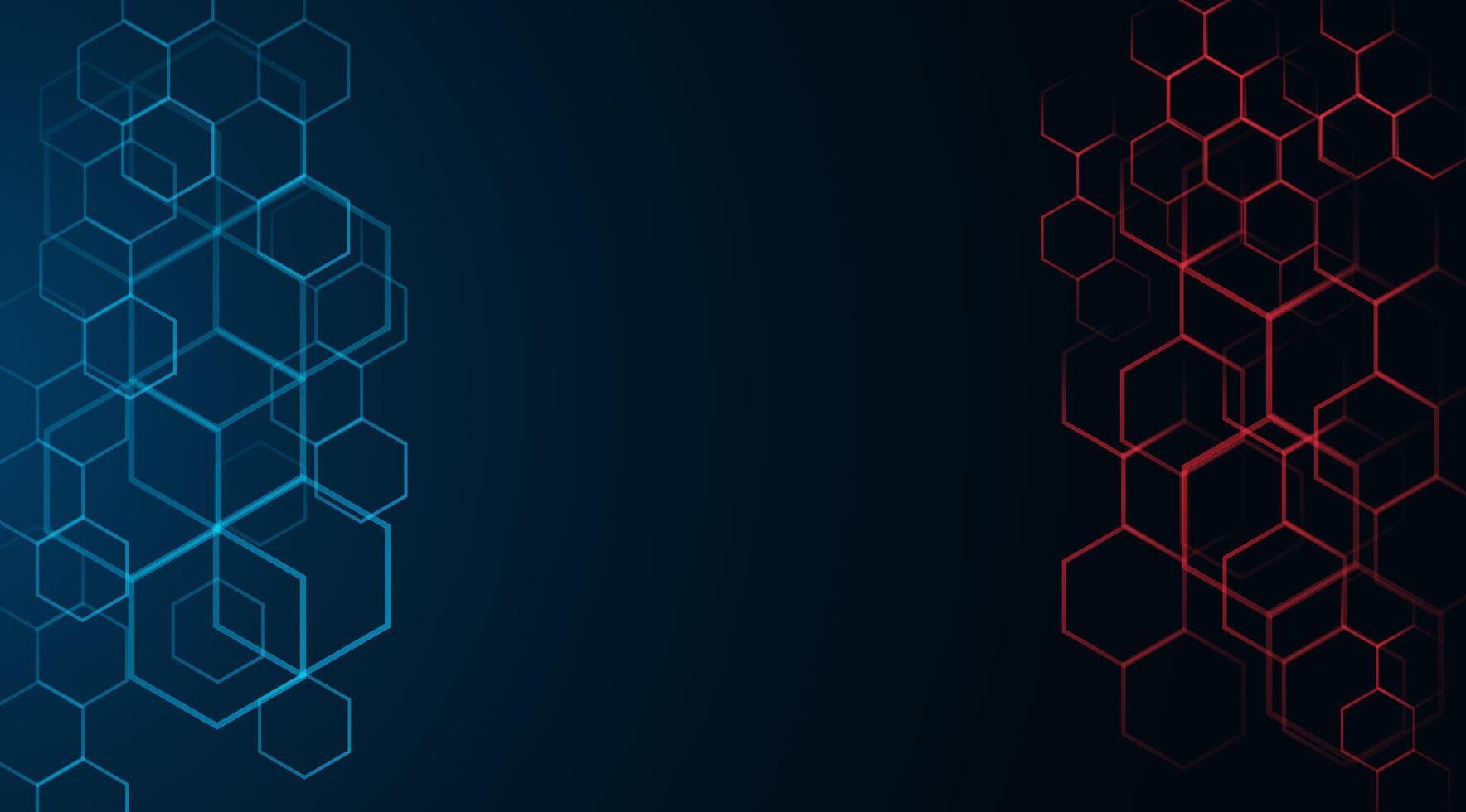 echnolgy background blue and red suitable for background technology, tech data, big data, science, and chemistry. illustration vector