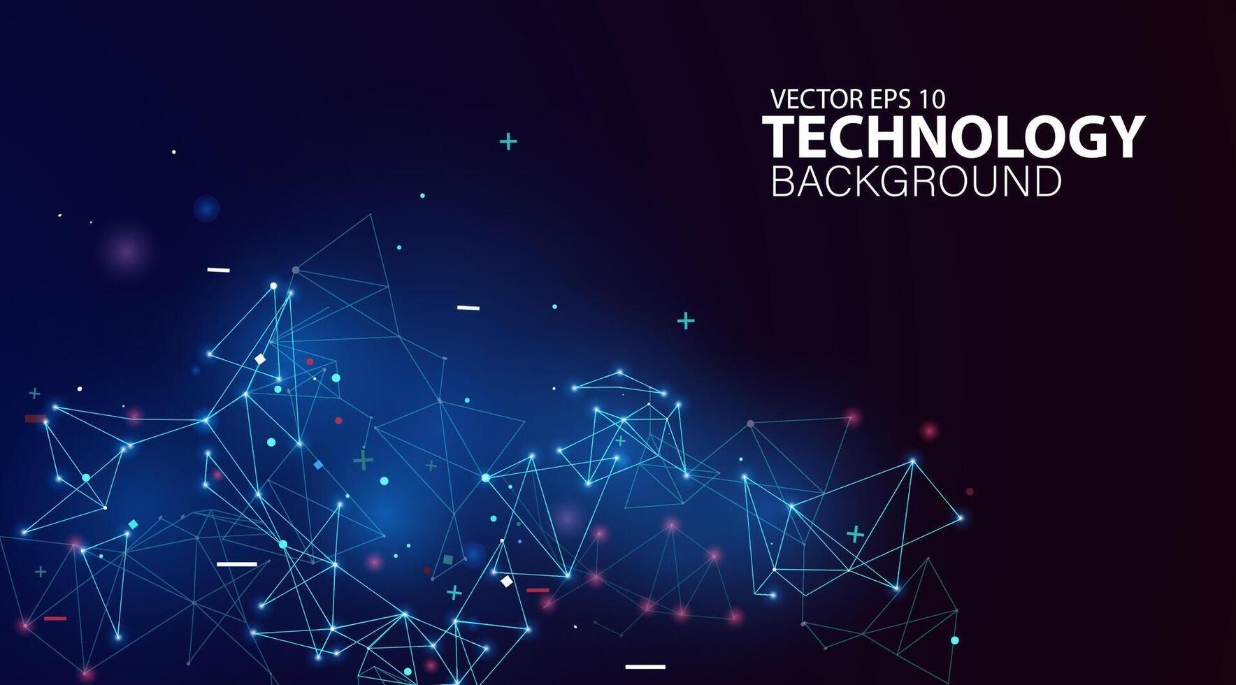 Abstract blue backgrounds for technology, digital technology, nanotech, modern tech, futuristic, and hi-tech. Illustration vector