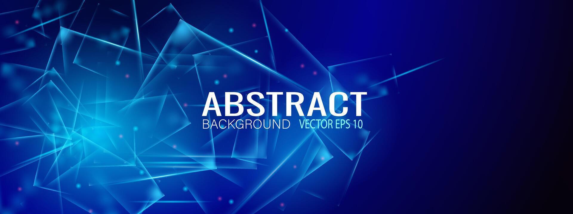 Abstract square blue background. Technology, hi-tech, nanotechnology, futuristic, big data and modern concepts. illustration vector
