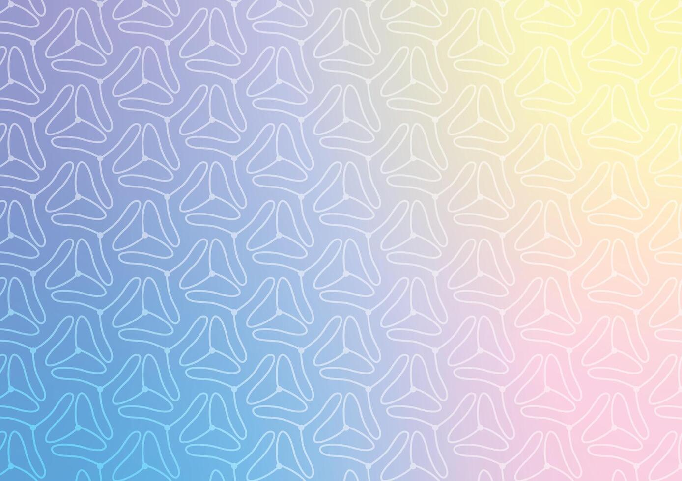 Decoration pattern soft color sweet design blue background vector