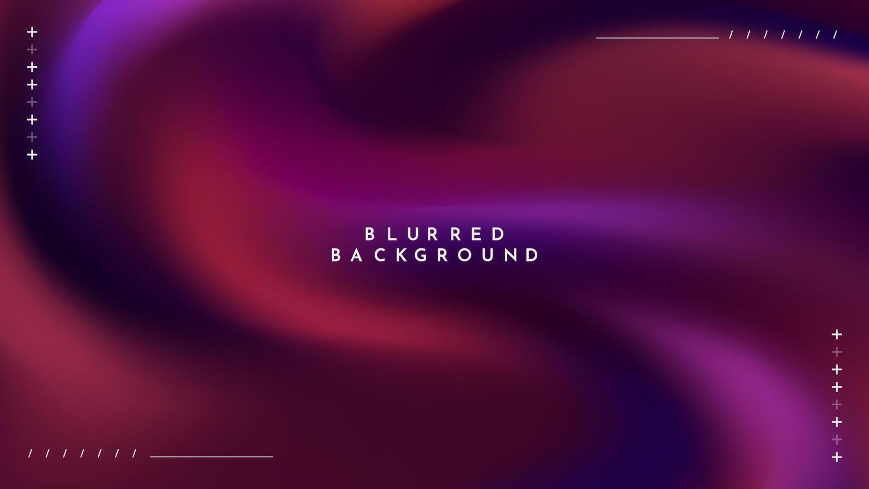 Sophisticated blurred mesh design boasts a rhythmic, undulating wave form in a premium red violet hue vector