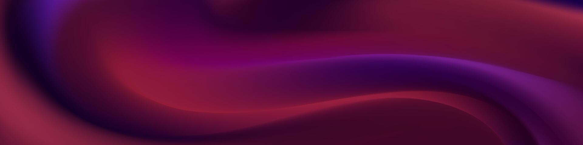 Impactful red violet hued mesh banner highlights the smooth, geometric flow of a mesmerizing blurred effect vector