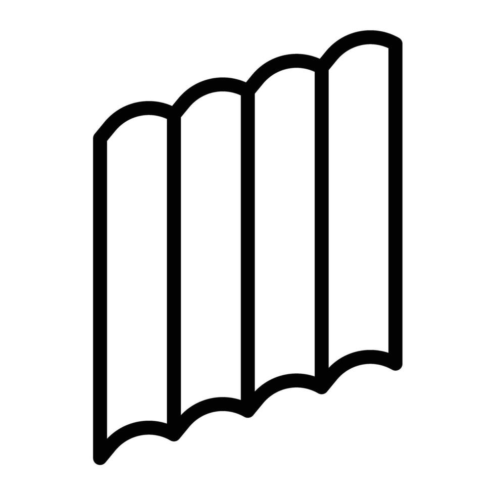 Asbestos Line Design Icon vector