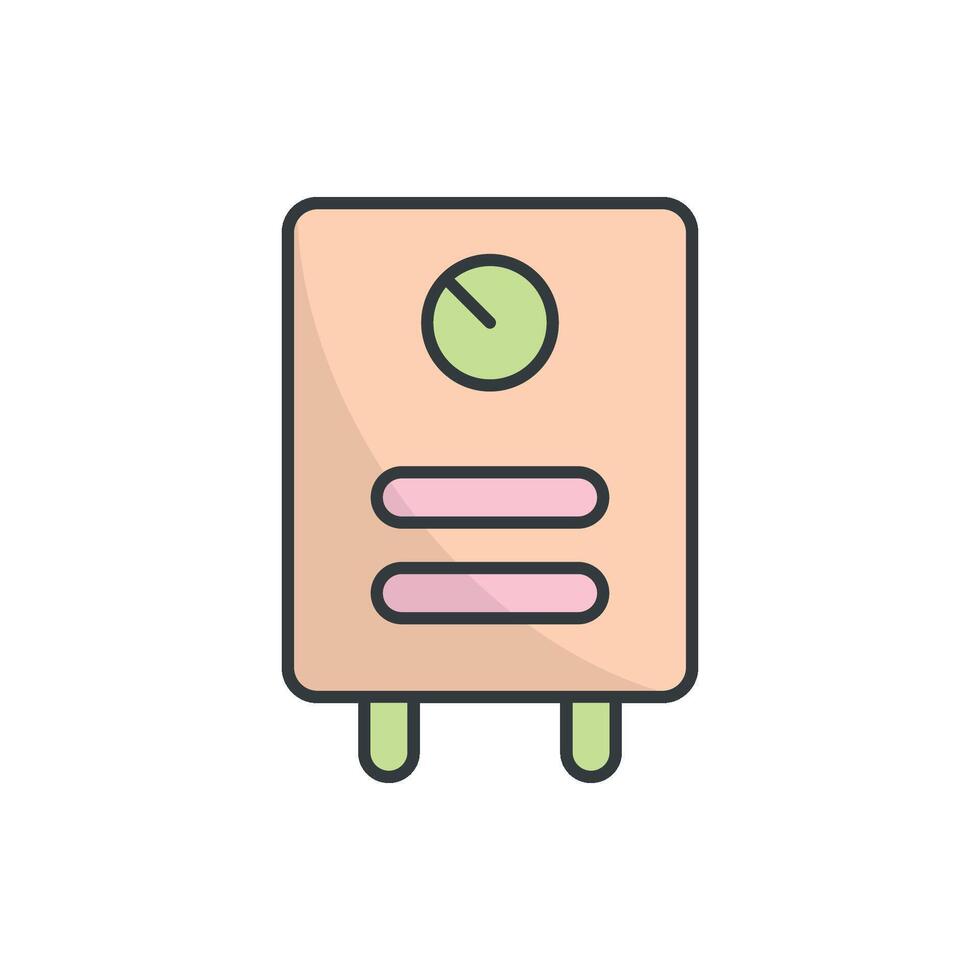 Water Heater icon design templates simple and modern concept vector