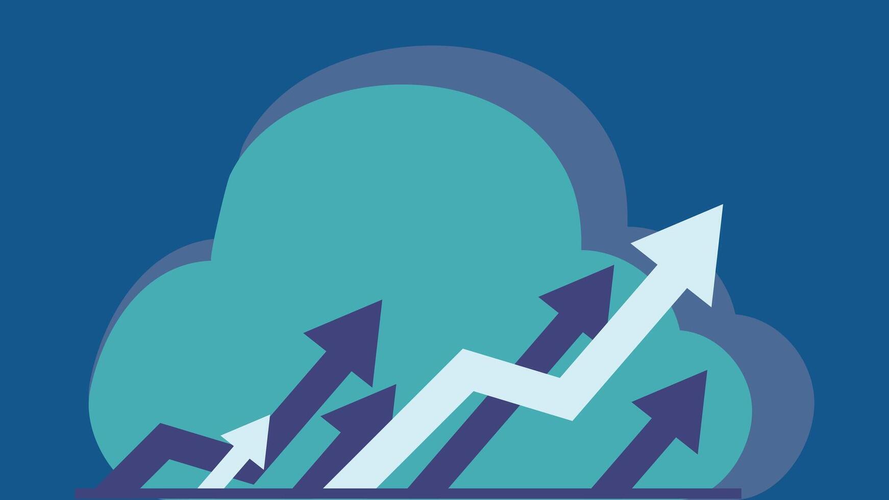 stocks arrows going up abstract background vector
