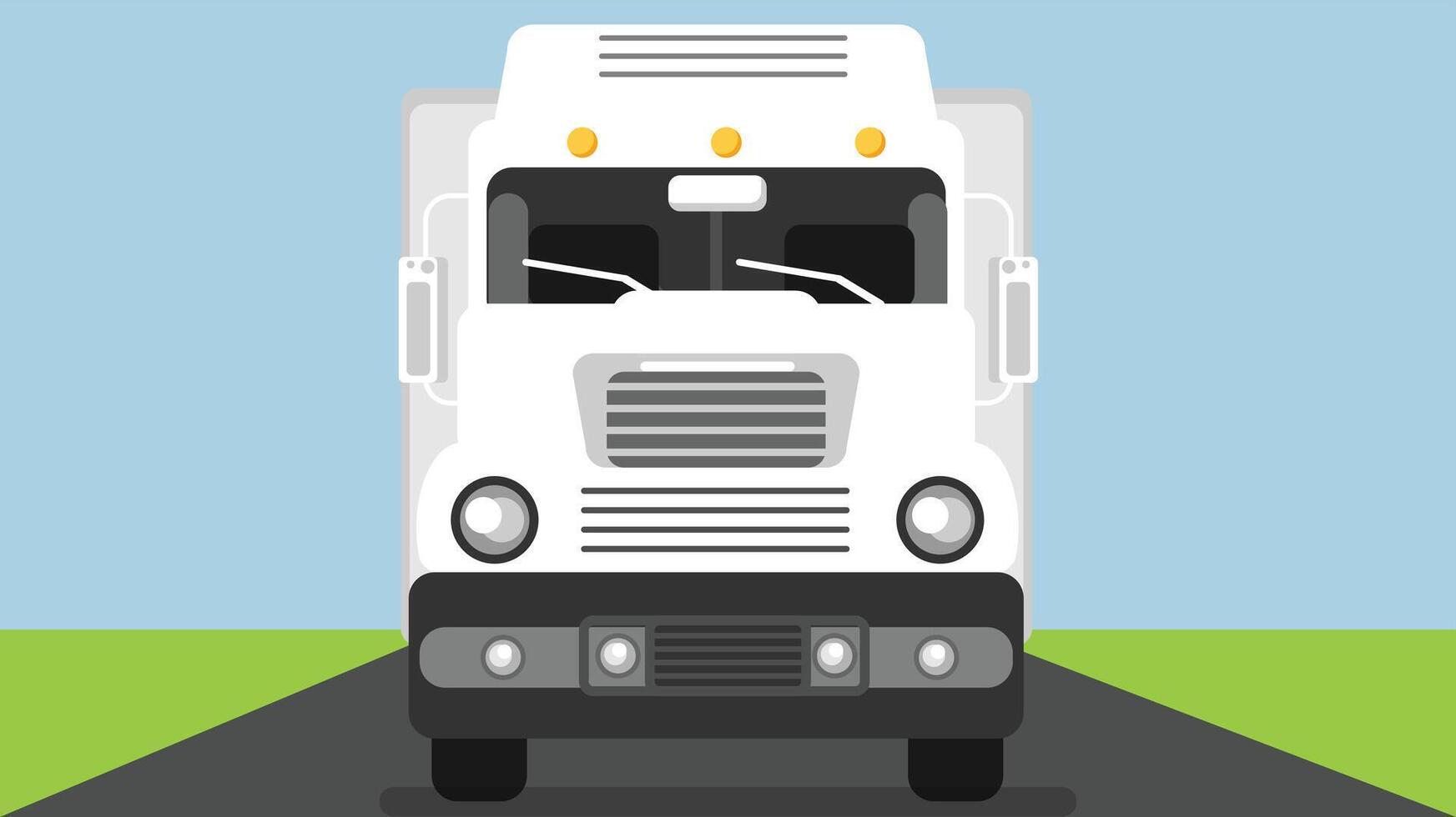 Transportation vehicles isolated elements illustration vector