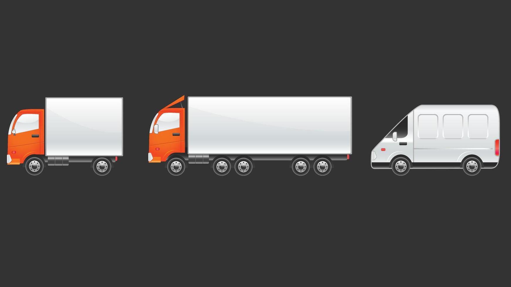 Transportation vehicles in city isolated elements with background illustration vector