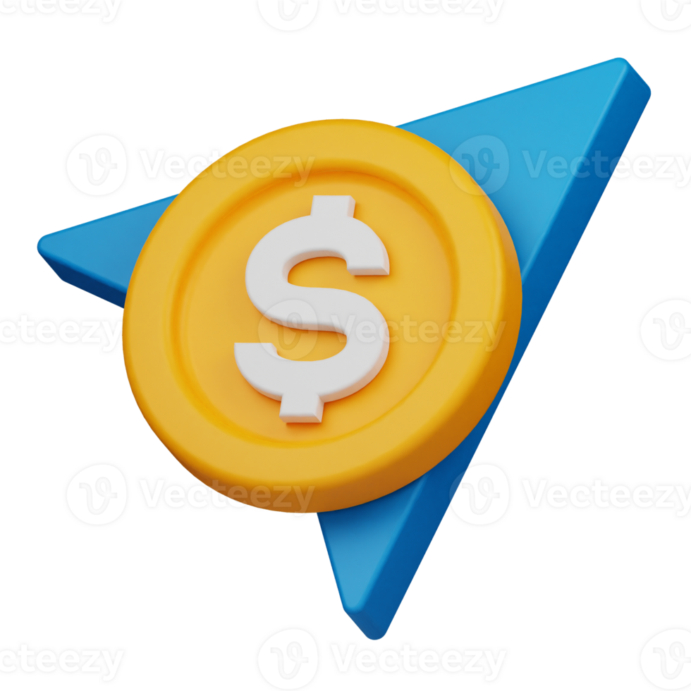 Send Money 3D Icon png