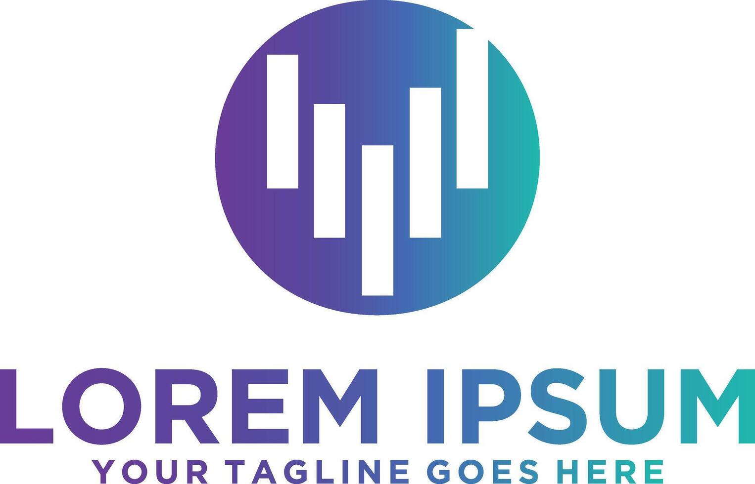 Trading Stock Marker logo idea vector