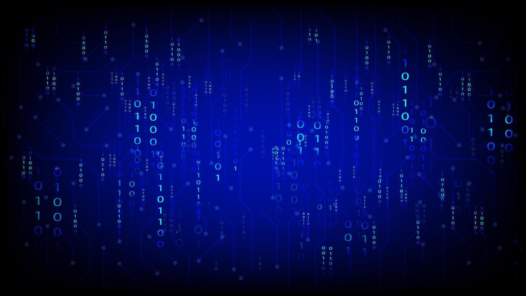 abstract background binary with a number digital for background hitech technology vector