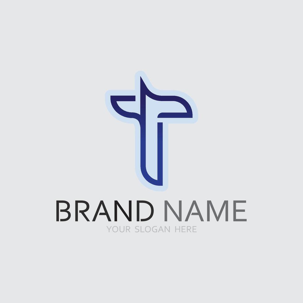 letter T logo image and font T design graphic vector