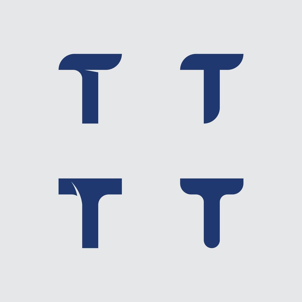letter T logo image and font T design graphic vector